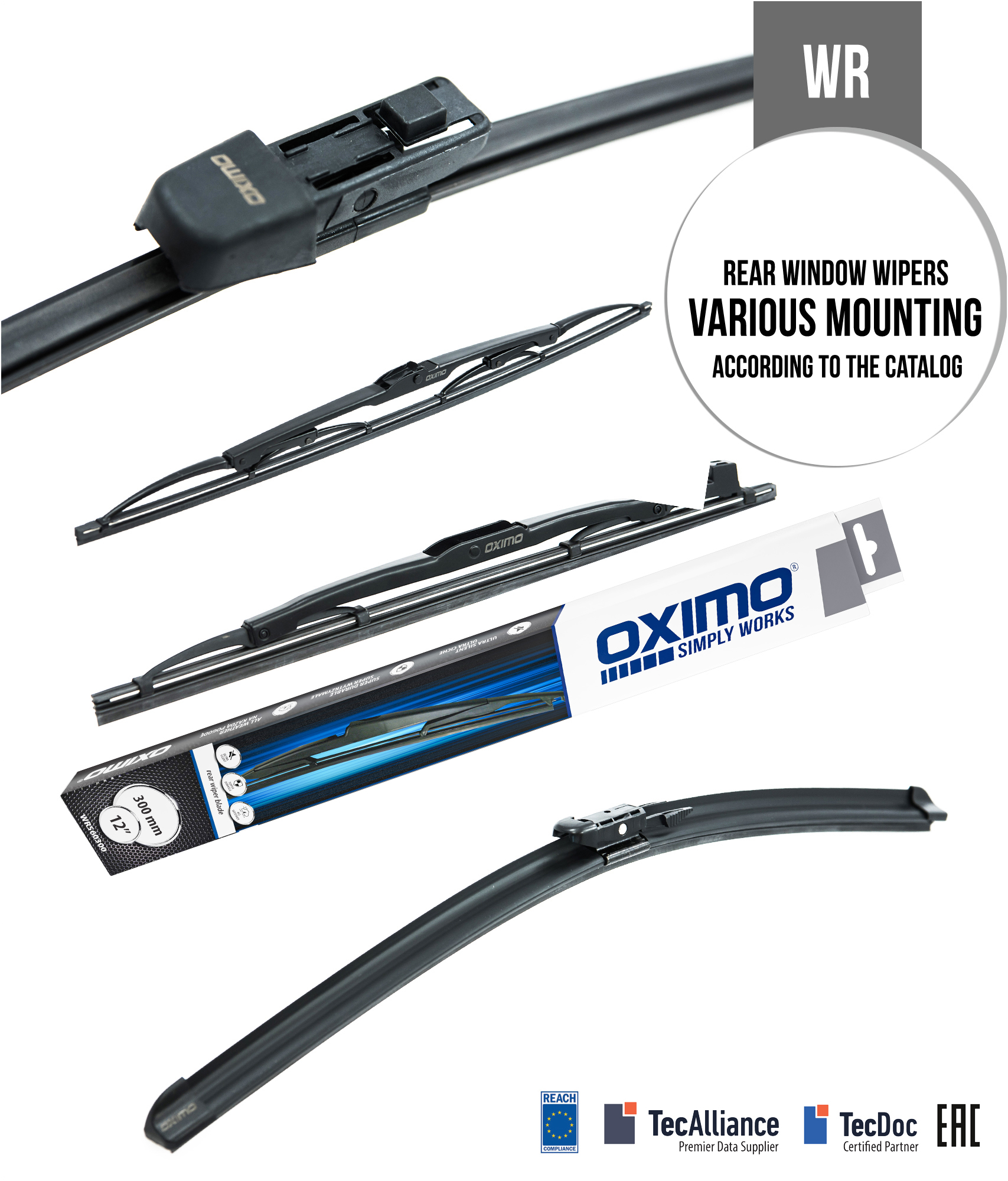 Щітка склоочисника задня WR046300 - 2