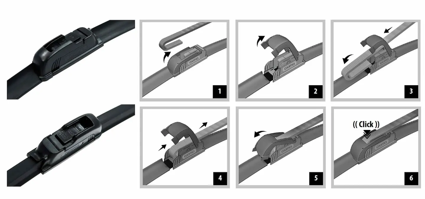 Безкаркасна щітка склоочисника WU12650 - 2