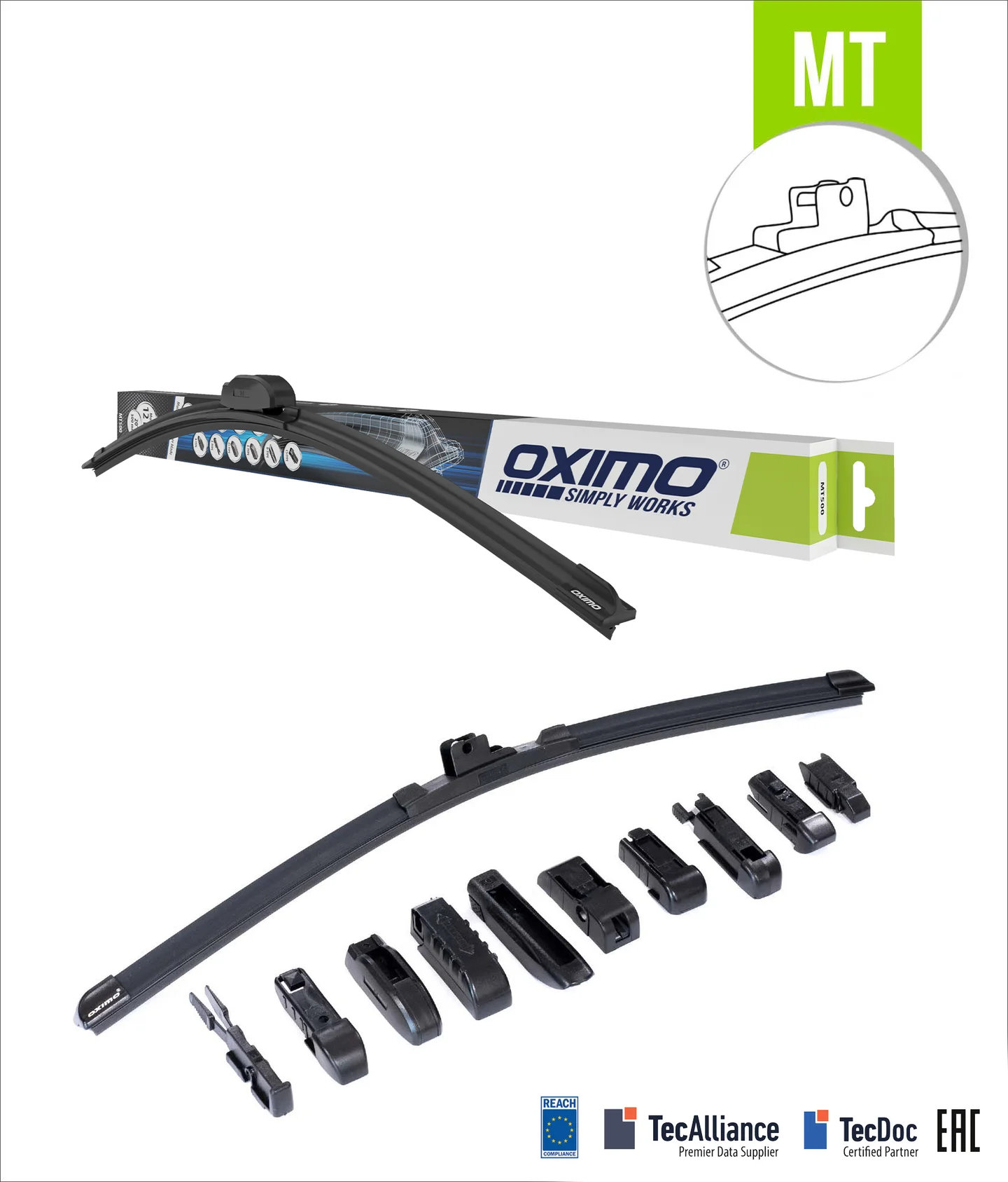 Щітка склоочисника універсальна – MT800 (800 мм) - 2